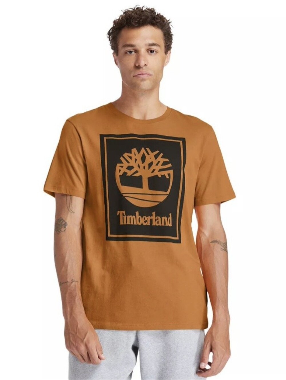 Timberland | Men's Stack Logo T-Shirt, Size L